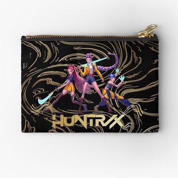 Discover Huntrix gathered painting demon hunters golden flow Zipper Pouch