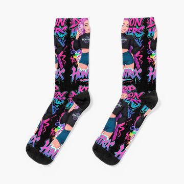 Discover Pink Haired Kpop Idol Socks