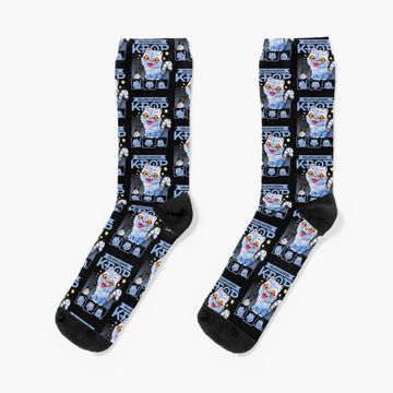 Discover Kpop Cat Funny Cat Retro Style Socks