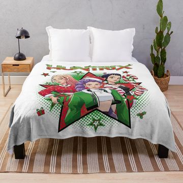 Discover HUNTR X HUNTRIX Kpop Demon Hunters  Fleece Blanket