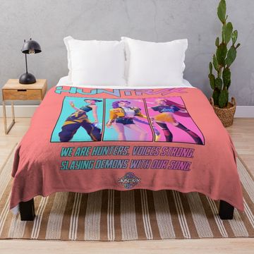 Discover Huntrix - Kpop Demon Hunters Style Fleece  Blanket