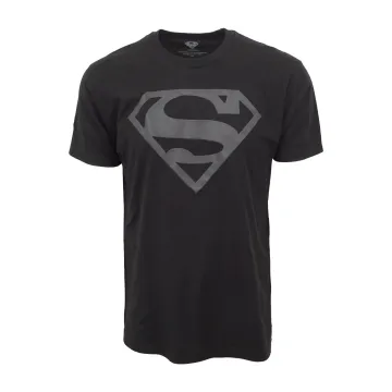 Discover SUPERMAN ORIGINAL LOGO  T SHIRT BLACK TEE OFFICIAL ITEM