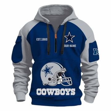 Discover 2025 Cowboys Est 1960 Quarter Zip Hoodie