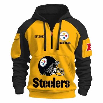 Discover 2025 Steeler Est 1933 Quarter Zip Hoodie