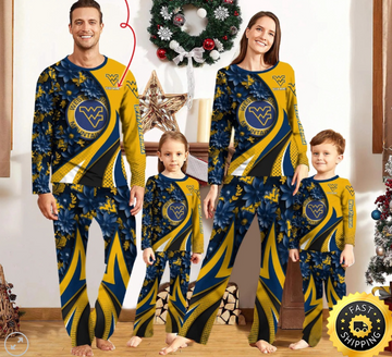 Discover West Virginia Mountaineers Pajamas Flower For Sport Family