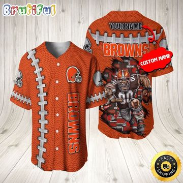 Discover Cleveland Browns Baseball Jersey