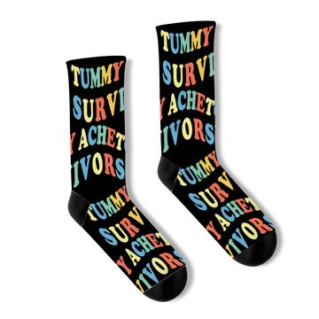 Discover Stomach Ache Tummy Ache Survivor Socks