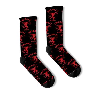 Discover Fireball Whiy Red Hot Burns Like Hell V2 Socks