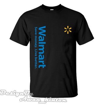 Discover Walmart Logo T-Shirt Short Sleeve Men and Women