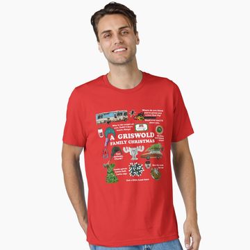 Discover Christmas Vacation Collage Essential T-Shirt