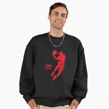 Discover Playing Basketball Premium Oversized Sweatshirt