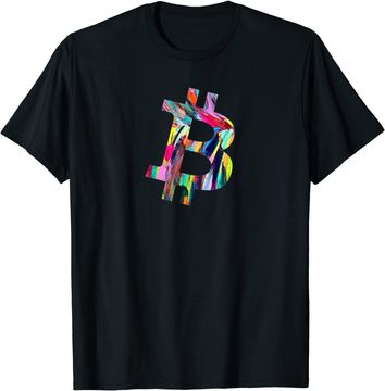 Discover Painted Bitcoin T-Shirt