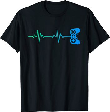 Discover Gamer Heartbeat / Cool Video Game Controller for Nerdy Gamer T-Shirt