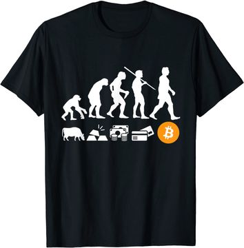 Discover Bitcoin Evolution of Money | A BTC Crypto T-Shirt