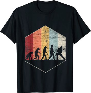 Discover Vintage Men Evolution Bass Guitar T-Shirt