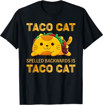 Discover TacoCat Shirt for Kids Taco Cat Cinco de Mayo TacoCat Tacos T-Shirt