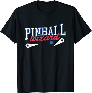 Discover Retro Pinball Wizard Print Tshirt Arcade Game Lover T Shirt