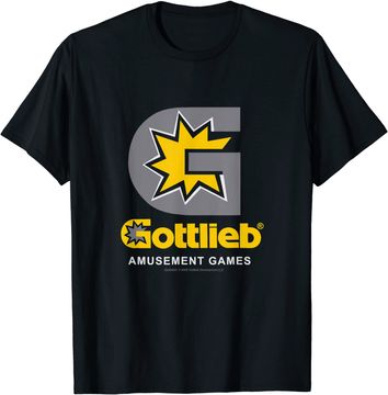 Discover Gottlieb Pinball Amusement Games Logo Pinball T-Shirt