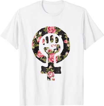 Discover Feminist Symbol Protester Support T-Shirt Resist Fist