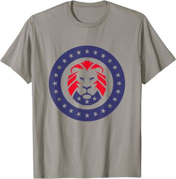 Discover Conservative Lion Patriotic T Shirt