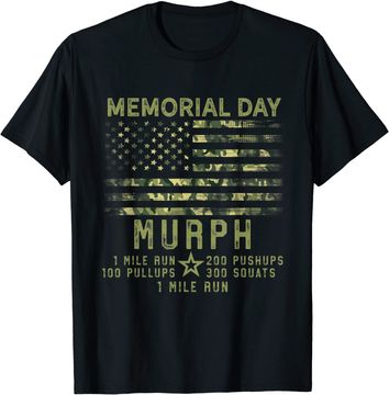 Discover Murph Challenge Memorial Day WOD Workout Gear 2021 T-Shirt