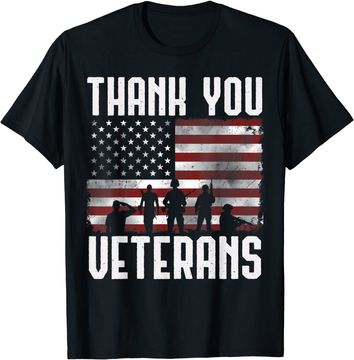Discover Thank You Veterans T Shirt