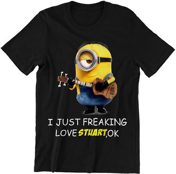 Discover I Just Freaking Love Stuart Minion T-Shirt