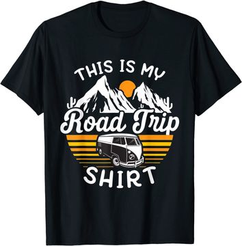 Discover This Is My Road Trip Shirt RV Camper T Shirt