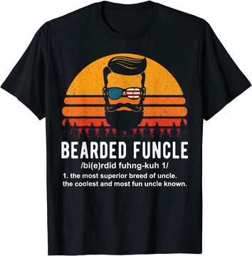 Discover Bearded Funcle Definition Mens T Shirt