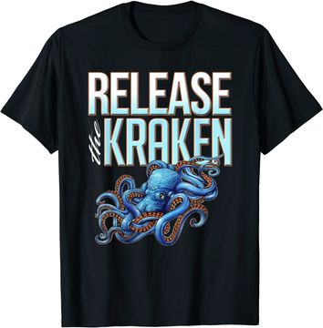 Discover Release the Kraken Great Octopus Monster T Shirt