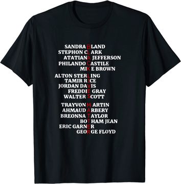Discover Say Their Names BLM T-Shirt