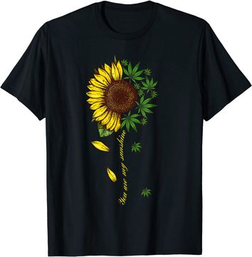 Discover You Are My Sunshine Sunflower Weed T Shirt