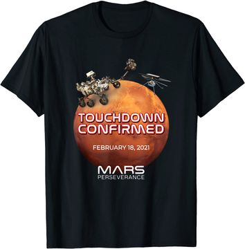 Discover Mars Perseverance Rover NASA Mars Landing T-Shirt