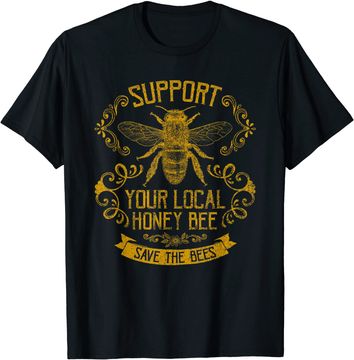 Discover Honey Bee Bee Keeper Design T Shirt