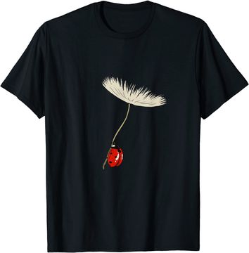 Discover Dandelion Seeds with Ladybug  T Shirt
