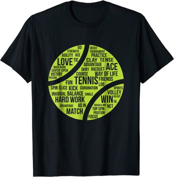 Discover Tennis Quote T Shirt