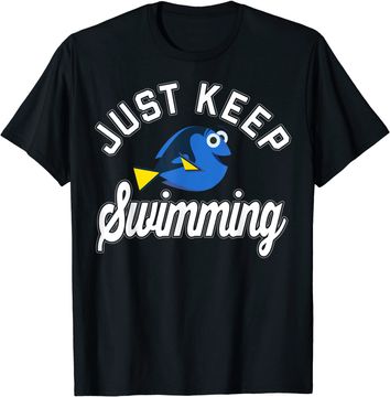 Discover Finding Dory Keep Swimming Quote T Shirt