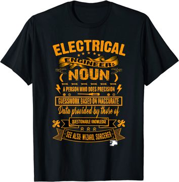 Discover Saying Electrical Engineer Definition T Shirt