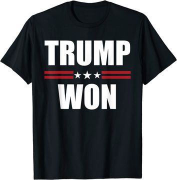 Discover Trump Won Conservative Republican T-Shirt