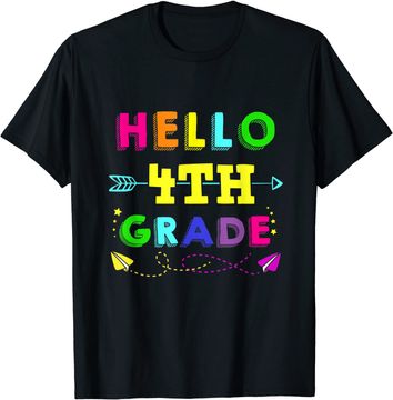 Discover Hello 4th Grade Back to School T-Shirt