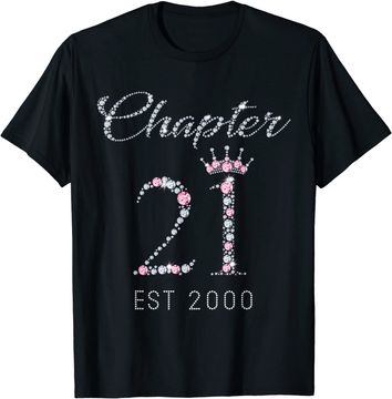 Discover Chapter 21 EST 2000 21st Birthday T Shirt