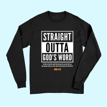 Discover Straight Putta Gods Word Christian Long Sleeves