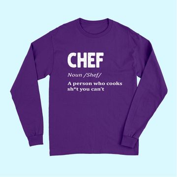 Discover Chef Men's Long Sleeves Definition