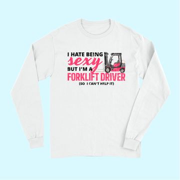 Discover Forklift Driver Apparel Forklift Operator Funny Gift Long Sleeves