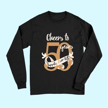 Discover 50th Wedding Anniversary Long Sleeves Gift For Couples