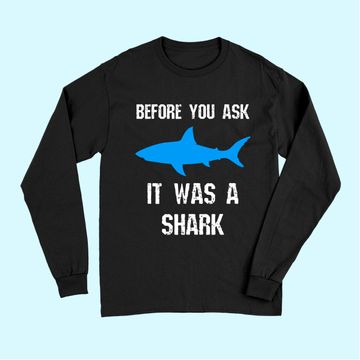 Discover Funny Amputee Amputation Surgery Shark Humor Long Sleeves