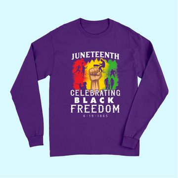 Discover Juneteenth Men's Long Sleeves Celebrate Black Freedom