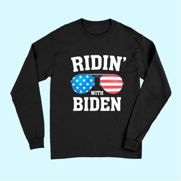 Discover Joe Biden Kamala Harris 2020 - RIDIN' WITH - Liberal Long Sleeves