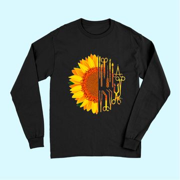 Discover Surgical Scrub Tech Surgeon Sunflower Surgery Intern OR Long Sleeves