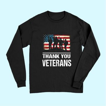 Discover Thank you Veterans Day Long Sleeves